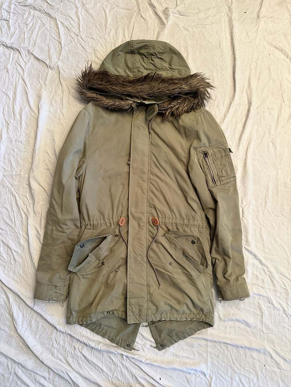 Alpha Industries XS Regular M-65 Fishtail Parka Coat